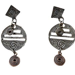 Edmar's Geometric Dangle Earrings  NEW